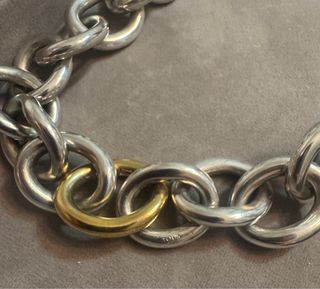 Collar Tous eslabones oro y plata