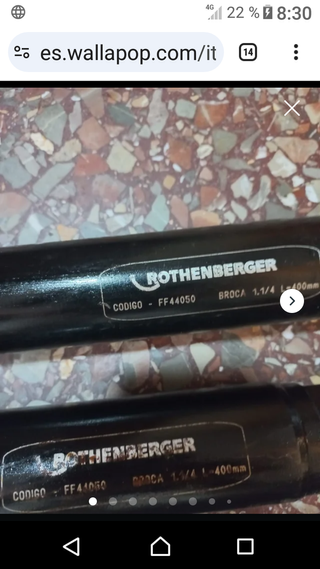 coronas Barrena para máquina perforadora hormigón 