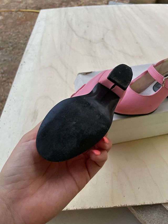 Scarpe rosa da ragazza Flamenca taglia 24
