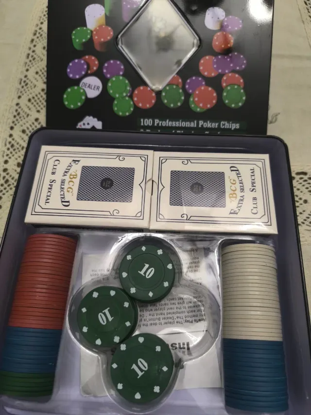 Juego de Póker Profesional 100 Fichas