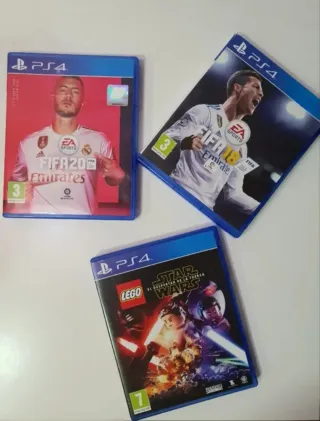 Juegos PS4: FIFA 20, 18  y Star Wars