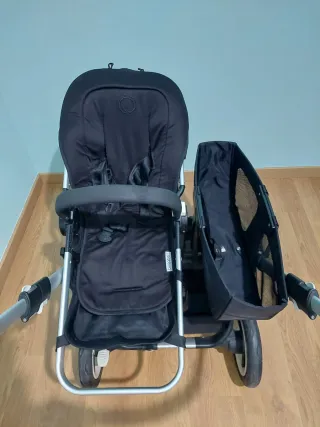 Carrito Bugaboo Donkey Negro Completo