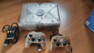 Xbox Clásica Cristal Transparente