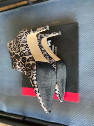 Botines leopardo tacón aguja
