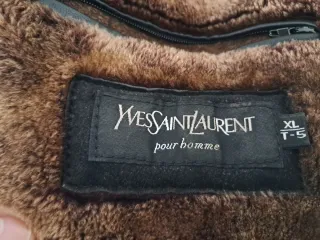 Chaquetón Piel Yves Saint Laurent XL