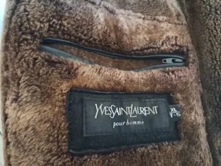 Chaquetón Piel Yves Saint Laurent XL