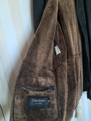 Chaquetón Piel Yves Saint Laurent XL