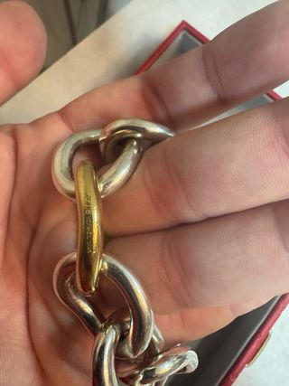 Pulsera Tous eslabones oro y plata