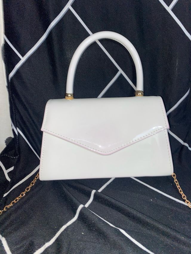 Bolso blanco elegante pequeño