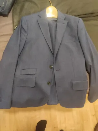 Traje de hombre azul