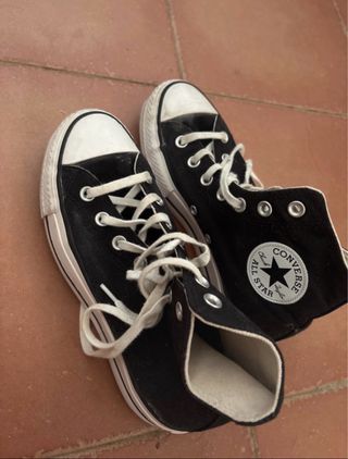 Converse Botas Negras Plataforma