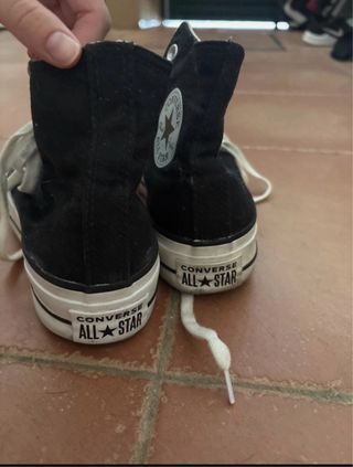 Converse Botas Negras Plataforma