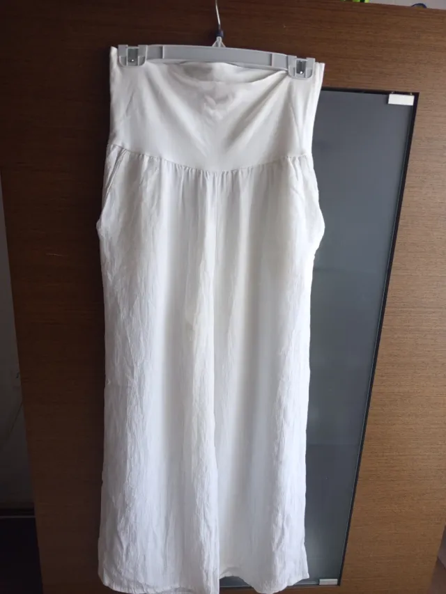 Pantalón ancho blanco