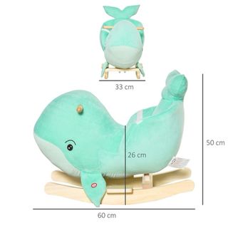 Balena Rocker in peluche