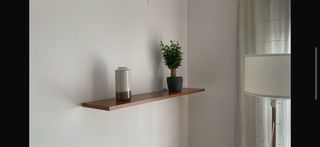 estante de madera marrón
100cm