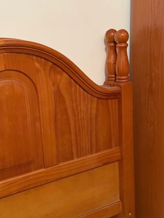 Cabecero de madera para cama de 90cm