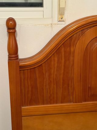 Cabecero de madera para cama de 90cm