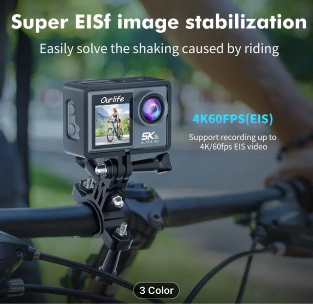 Fotocamera sportiva 4K Wifi grandangolare 16M