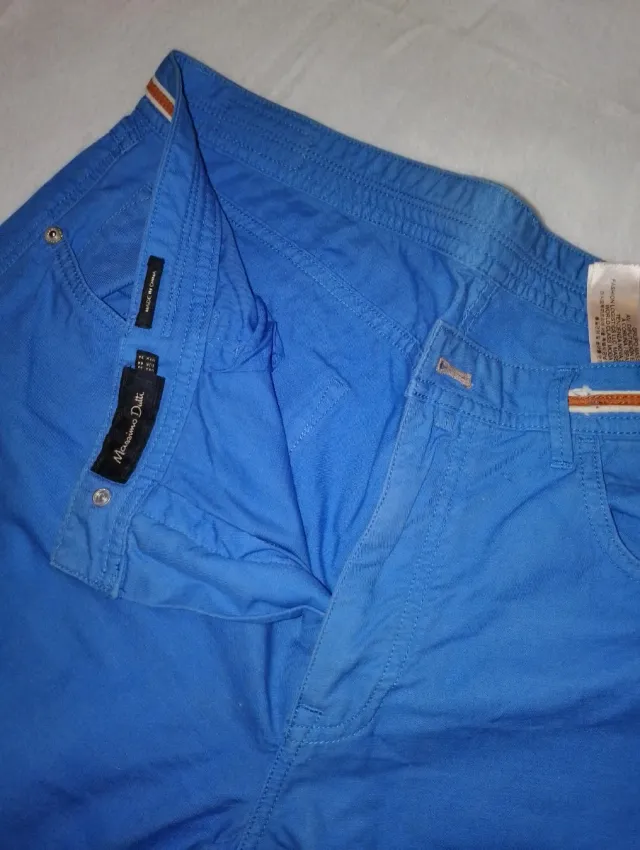 Pantalón Massimo Dutti Azul Talla 44