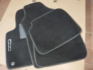 Alfombrillas Fiat 500 Negras