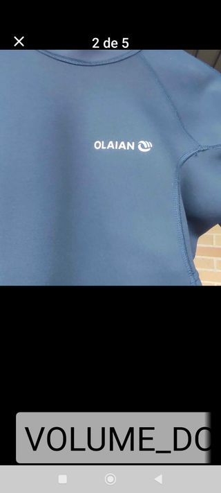 Traje Neopreno Talla M 2.2 mm