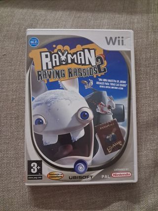 Juego Wii Rayman Raving Rabbids 2