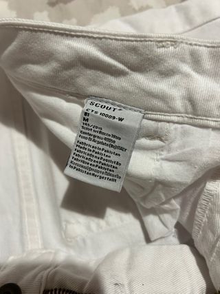 Jeans bianchi strappati