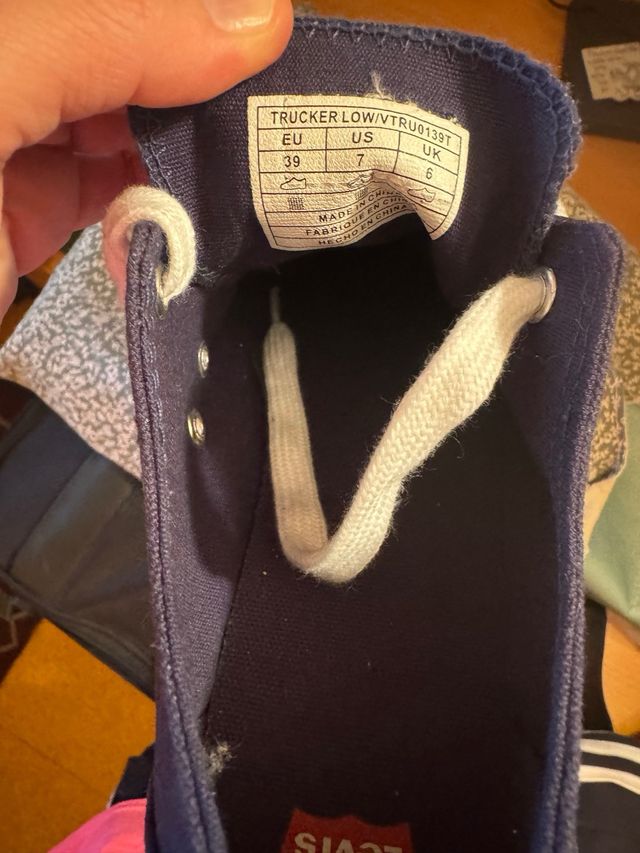 Zapatillas Levi's Azul Talla 39