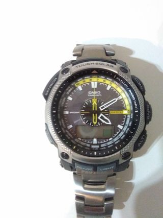 Reloj Casio Hombre Solar Negro