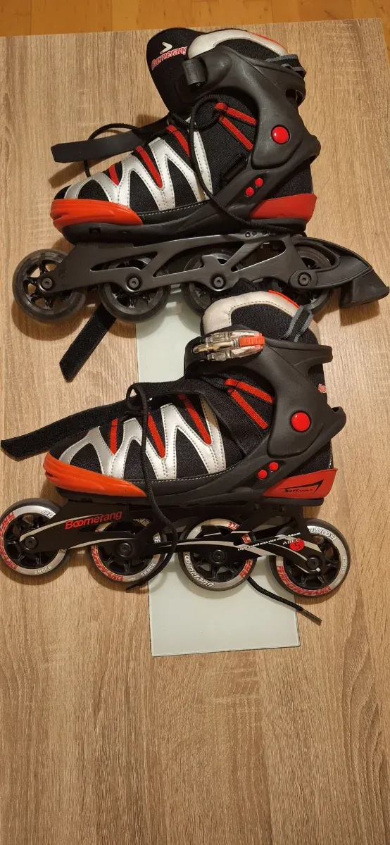 Patines en línea Boomerang Negro/Rojo