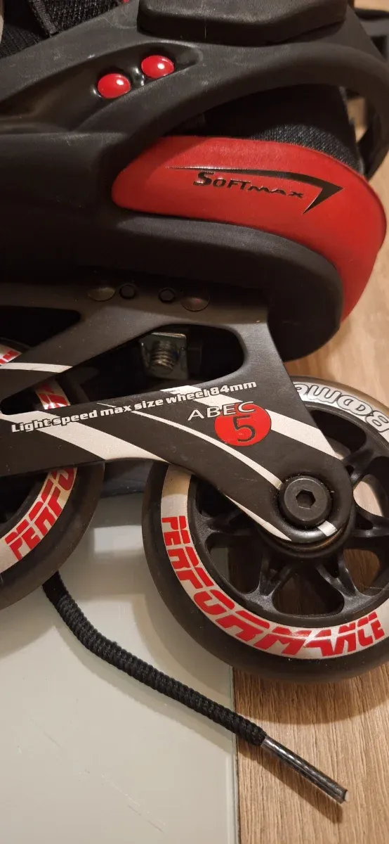 Patines en línea Boomerang Negro/Rojo