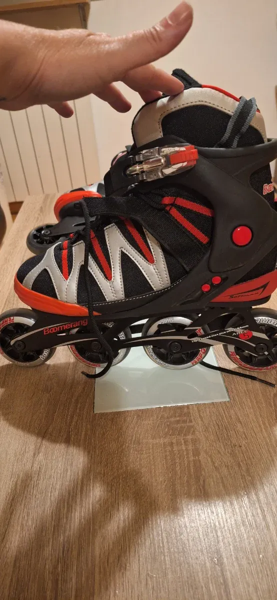 Patines en línea Boomerang Negro/Rojo