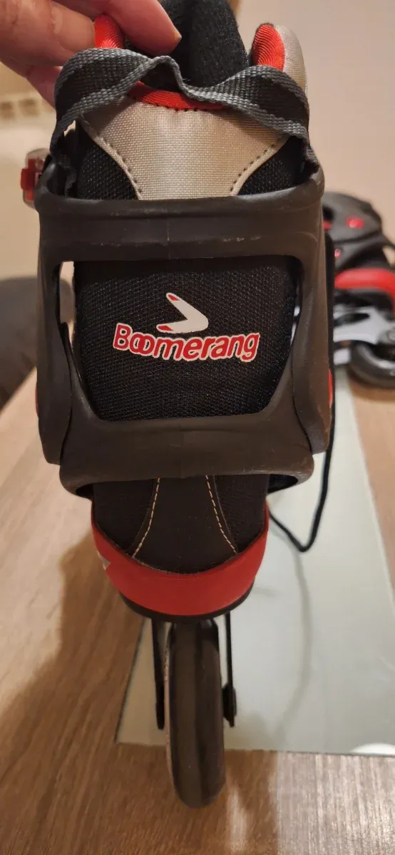 Patines en línea Boomerang Negro/Rojo
