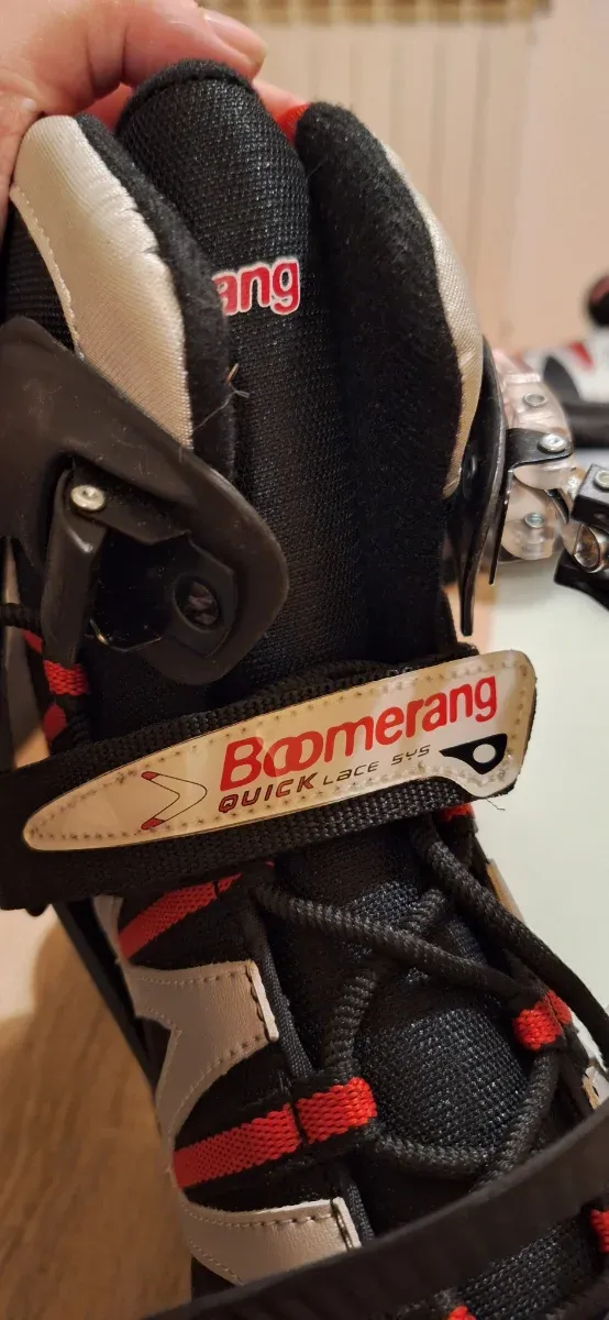 Patines en línea Boomerang Negro/Rojo