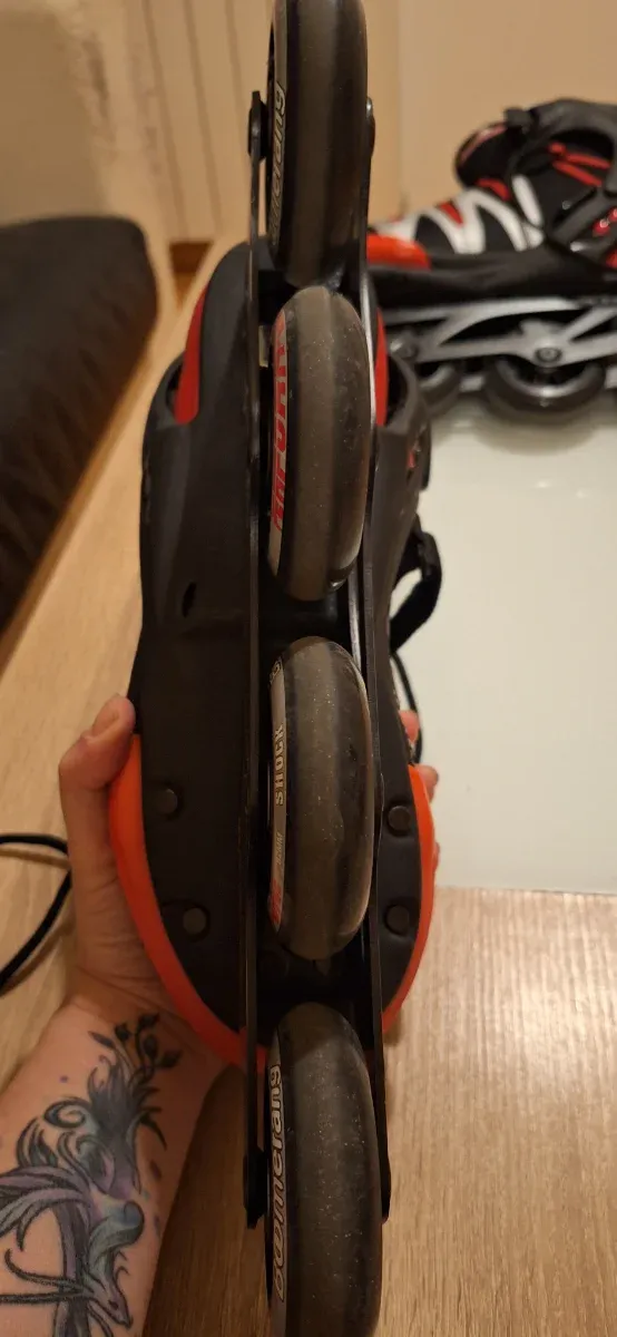 Patines en línea Boomerang Negro/Rojo