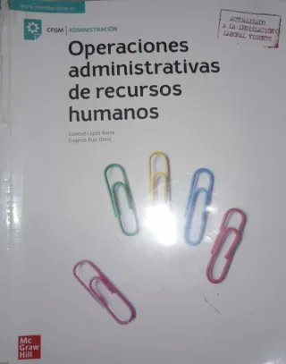 Libro de recursos humanos.