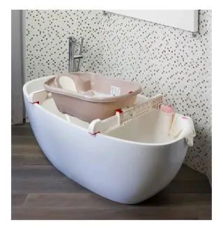 Bañera OKbaby Italy Ergonómica + Barras adaptables