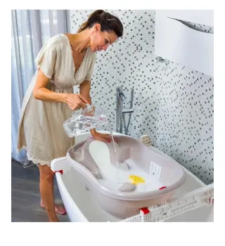 Bañera OKbaby Italy Ergonómica + Barras adaptables