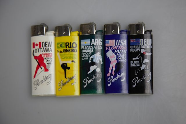 Accendini Smoking Mini Serie Flag