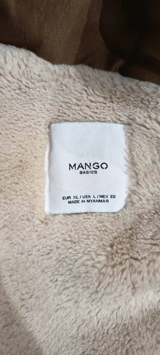 Abrigo marrón con forro de pelo