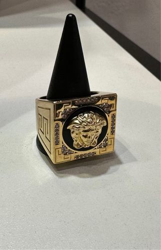 Anillo Oro 18k Medusa Versace
