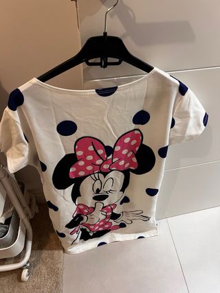 Camiseta Minnie Mouse Lunares