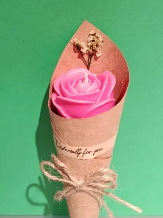 Vela rosa Especially for you