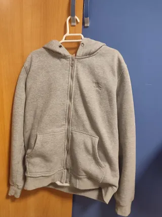 Sudadera Burberry Gris con Capucha