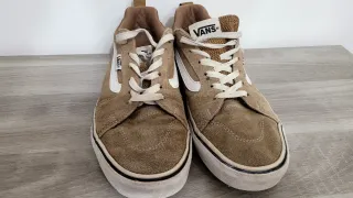 Zapatillas Vans Talla 40.5 Beige/Marrón