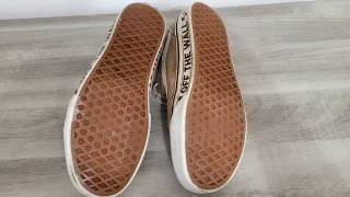 Zapatillas Vans Talla 40.5 Beige/Marrón