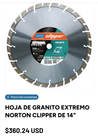 Disco Diamante Husqvarna Ø350 y Saint gobain