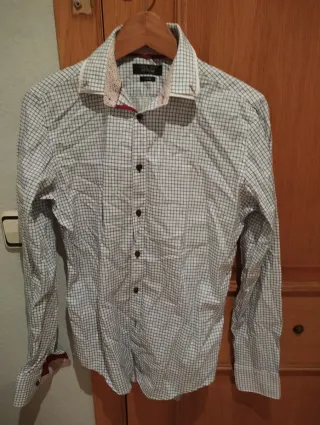 Camisa Zara Hombre Talla S Cuadros