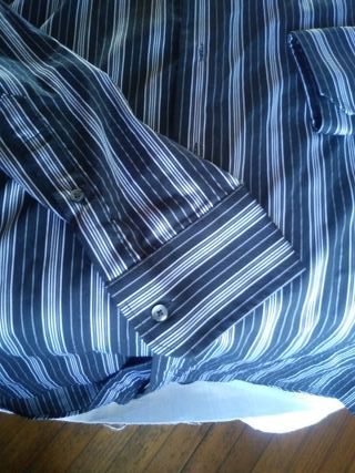 Camisa Zara Rayas Elástica Talla M