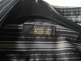 Camisa Zara Rayas Elástica Talla M